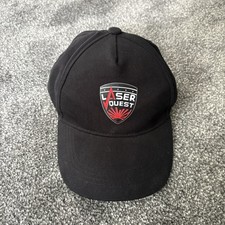 Laser Quest Black Adjustable Cap Good Condition Retro Laser Tag