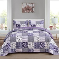 Purple Quilt Set California
