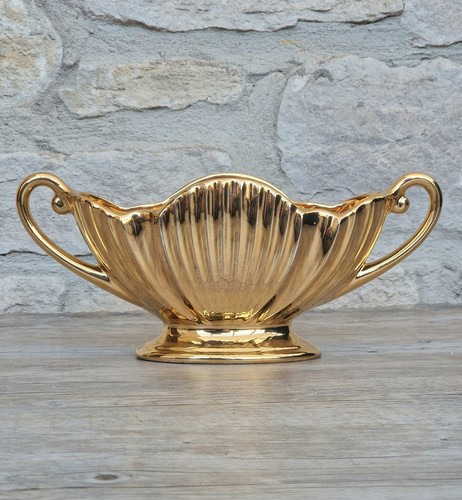 Gold mantle vase - vase, winton