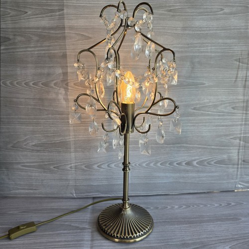 Vintage chandalier table lamp - vintage,