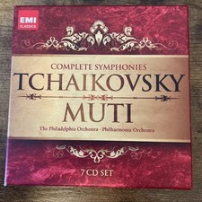 Tchaikovsky Complete Symphonies Riccardo Muti 7cd EMI Box Set Philharmonia 