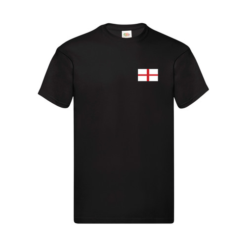 England flag shirt black - england,