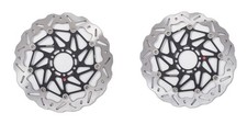 PAIR OF FRONT BRAKING DISCS