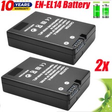 2X New EN-EL14 Battery for