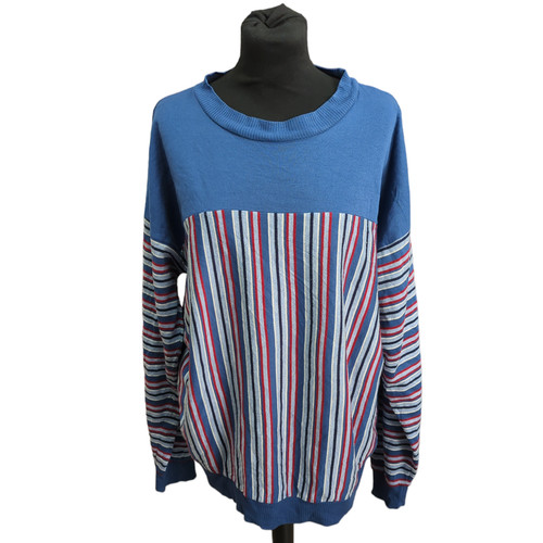 Damart ladies blue striped - damart,