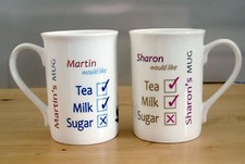 Personalised Bone China Tea
