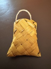 Mini Woven Wicker Basket, 8cm