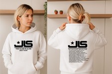 JLS The Club is Alive Concert Hoodie, Concert Tour 2025 ,JLS Front & back Hoodie