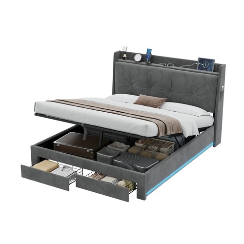 Ottoman storage bed - frame, with