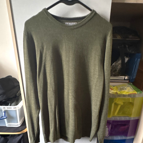 Primark men green crew neck - crew,
