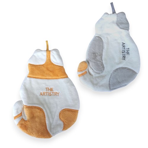 Cat hand towel hanging coral - hanging,
