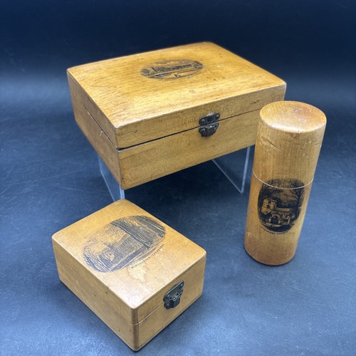 Mauchline ware boxes - ware, stanhope