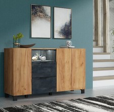 Sideboard cabinet oak - oak, &