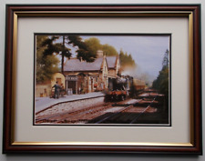 RAILWAY PRINT BY DON BRECKON FRAMED (A11)