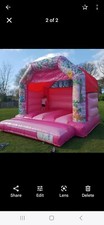 bouncy castle 12 x 12 pink princess themed ajl