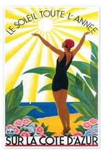 The french riviera vintage - on,