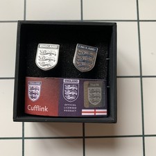 England 3 Lions Badge Cufflinks - Official FA Licensed Product