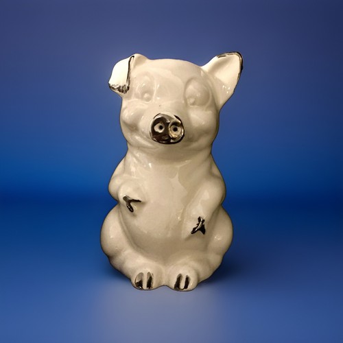 Vintage porcelain piggybank - porcelain,