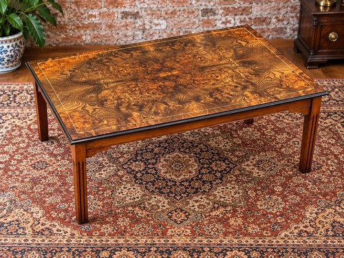 Vintage burr walnut coffee - vintage,