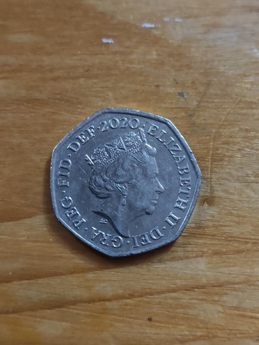 50p 2020 error - 2020, margin