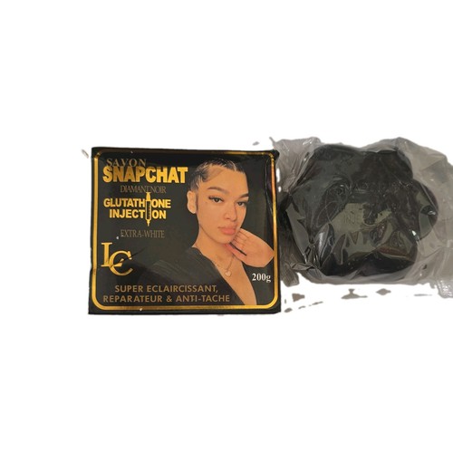 Black snapchat diamond soap - black,