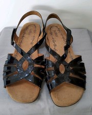 HOTTER MINORCA BLACK LEATHER