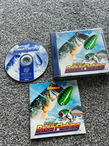 Sega bass fishing game boxed - bass, game,