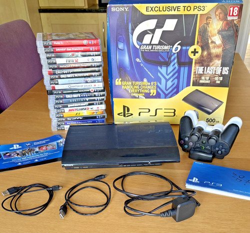 Sony ps3 super slim 500gb - ps3,
