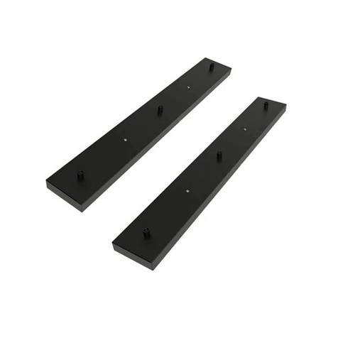 Black square metal ceiling - square,