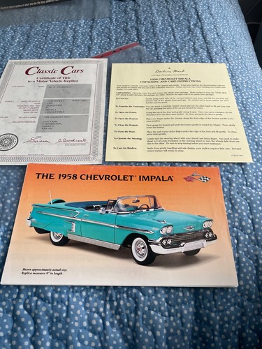 Danbury mint 1958 chevrolet - 1958,