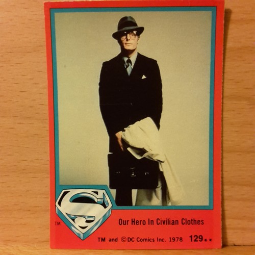 Superman the movie 1978 - the, topps