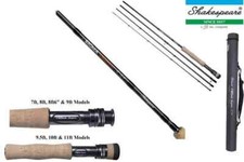 Shakespeare Sigma 4 Piece Supra Trout / Salmon Fly Fishing Rods 7ft - 11ft
