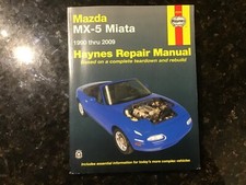 MAZDA MX-5  Miata 1990 to 2009 SERVICE REPAIR MANUAL BY HAYNES