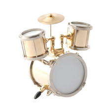 Dolls House Drum Set Musical Room School Instrument Miniature 1:12th Scale