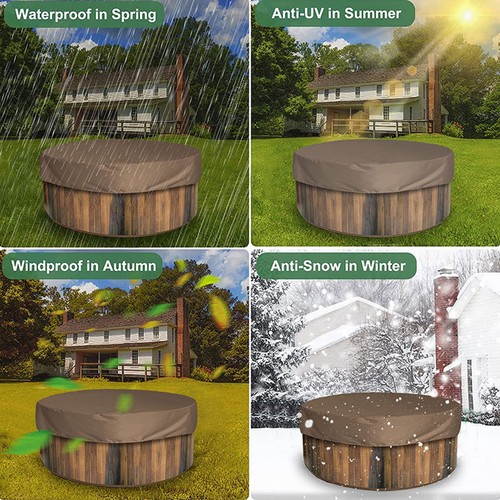 Outdoor round hot tub cover - hot,