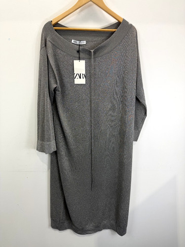 Bnwt zara silver sparkle - silver,