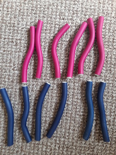 12x bendy foam hair rollers - 12x,