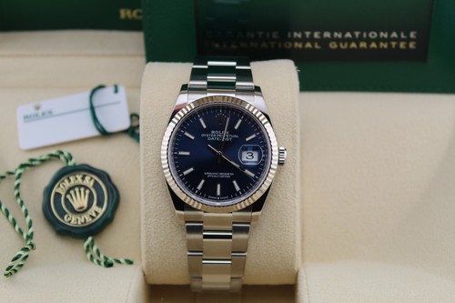 Rolex datejust blue - blue,