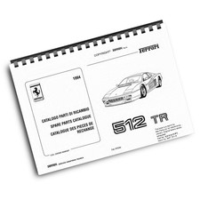 FERRARI 512 TR 1994 PARTS MANUAL