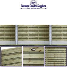 6ft x 3ft Roma Double Slatted