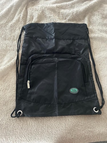 Black draw string bag - string, /