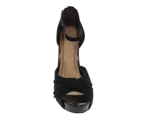 Women new black faux suede - new,