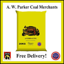 Premium Welsh Anthracite BEANS Smokeless Fuel coal 1 Tonne 50x20kg bags ton