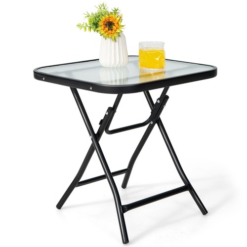 Black patio bistro - black, table