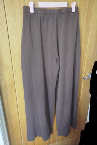Zara brown wide leg trousers