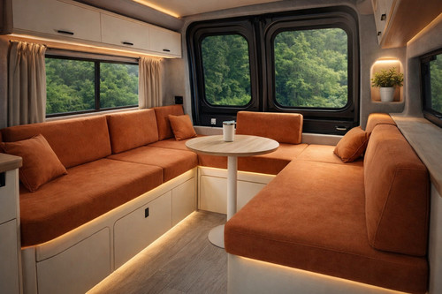 Campervan seat cushions - campervan,