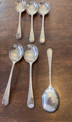 Six vintage silver - vintage,