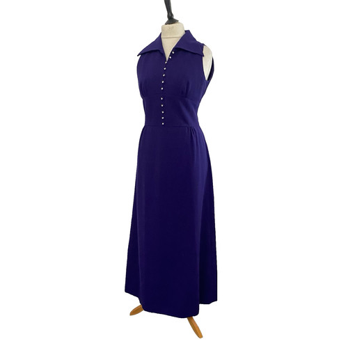 Vintage 1970s purple maxi - 1970s,