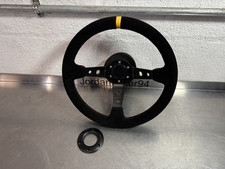 Deep Dish Suede Steering Wheel