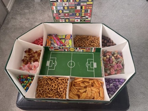 Snack stadium football tray - stadium,
